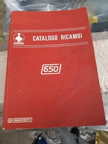 Catalogo ricambi innocenti 650
