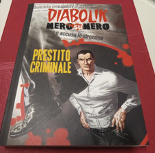 Fumetto Diabolik nero su nero prestito criminale Italiano