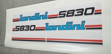 KIT ADESIVI DECALCOMANIE LANDINI 5830 PER TRATTORI AGRICOLI CINGOLATI