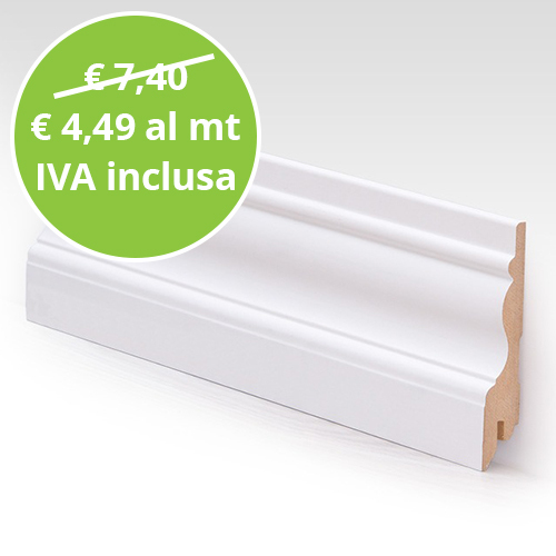 Battiscopa mdf vittoriano - battiscopa,