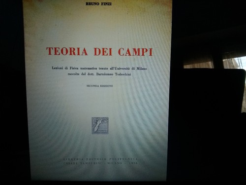 Teoria dei campi bruno finzi - teoria,