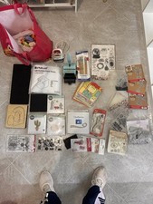 Mega Huge Lot Cricut Scrapbooking Zutter Bundle Fustelle Stamp