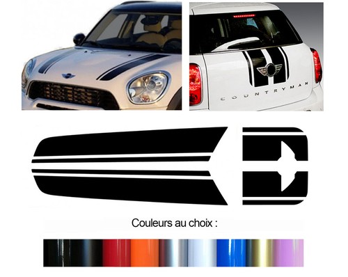 Set bandes capot pour mini - bandes,