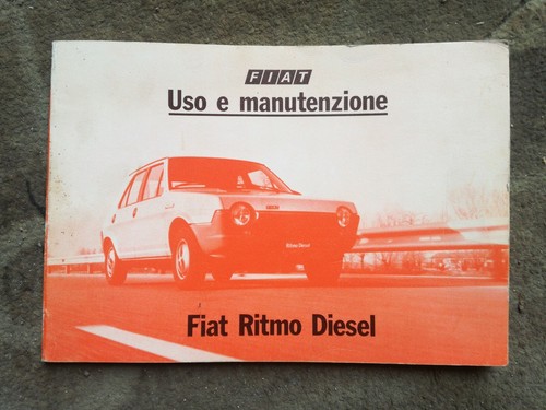 Libretto uso manutenzione fiat - libretto,