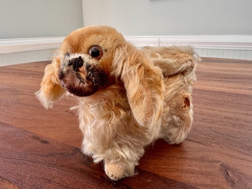 Steiff pekingese mohair dog - mohair,