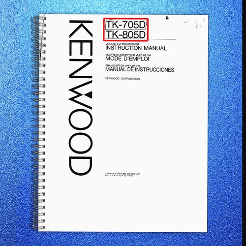 Kenwood 705d 805d - kenwood, tk-705d
