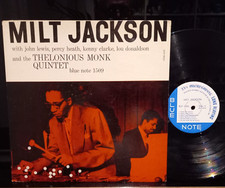 MILT JACKSON AND THELONIOUS MONK QUINTET- LP BLUE NOTE LIBERTY BLP 1509- RVG