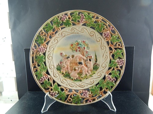 Antico piatto artistica - a.c.f.,