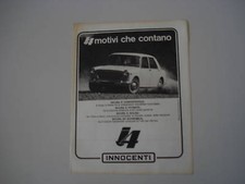 advertising Pubblicità 1967 INNOCENTI I4 I 4