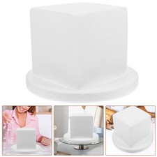 1 set di torta quadrata di torta in schiuma di torta da