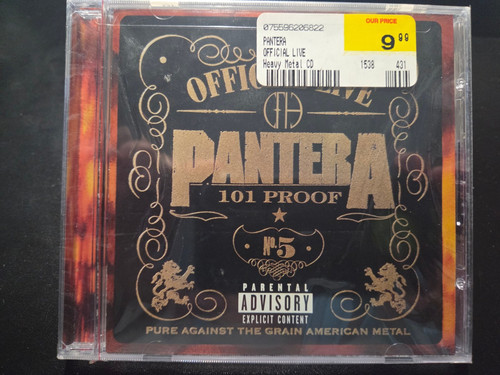 Official live pantera cd - official,