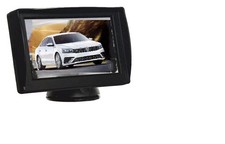 M1W Set Telecamera di Retromarcia Senza Fili,4.3'' Monitor LCD,6 LED CAMERA, Nero