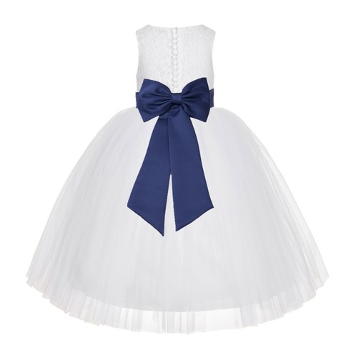 Abito bambina floreale - , pizzo