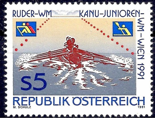 Austria 1991 canottaggio canoa - canottaggio,
