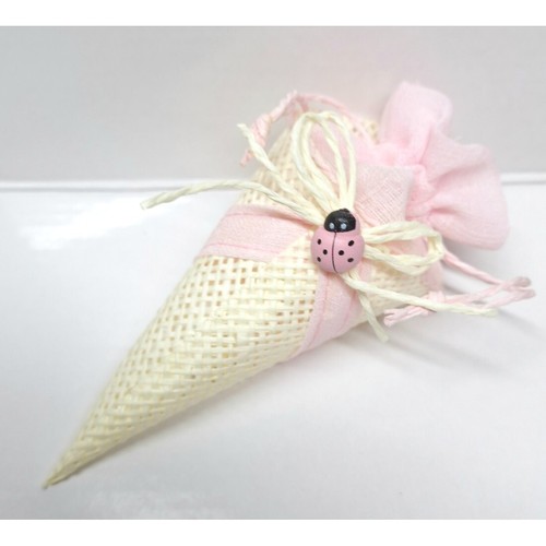 Cono sacchetto rosa - sacchetto, cm