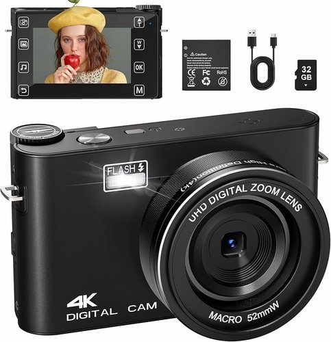 Fotocamera digitale 64mp 5k - digitale,