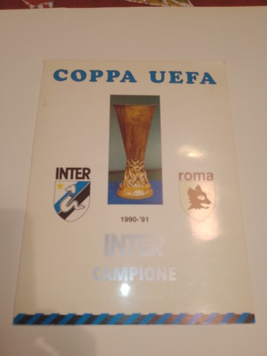 Buste coppa uefa - uefa, 1990-'91