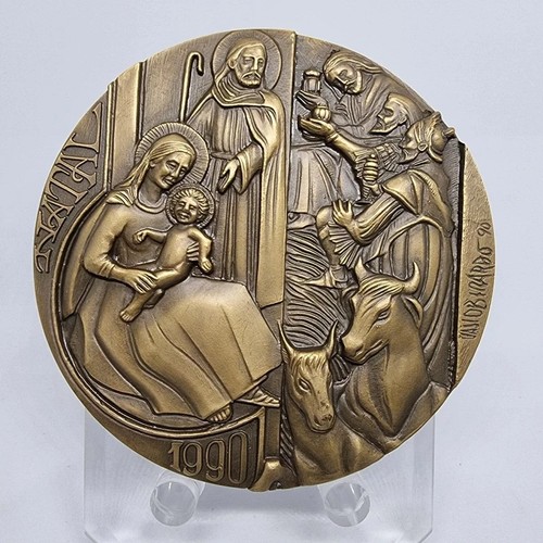 Medaglia bronzo sacra - in, /