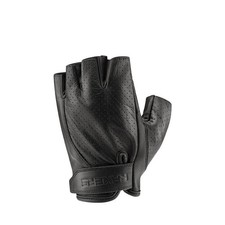 Rakers Flat Guanti Moto Uomo Mezze Dita in Vera Pelle | Guanti Biker Estivi