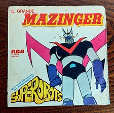 IL GRADE MAZINGER  7"  JEEG ROBOT SUPEROBOTS - RCA BB 6348 1979 SIGLA TV BAMBINI