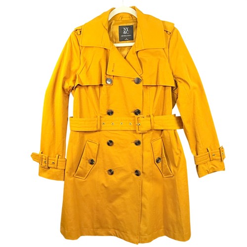 City trench coat giallo - coat,
