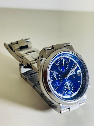 Orologio cronografo seiko blu - orologio,