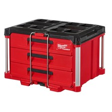Milwaukee 48-22-8443 PACKOUT 3 cassetti cassetta degli attrezzi durevole con capacità 50 libbre