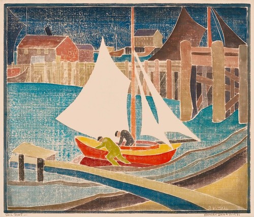 Blanche lazzell barca vela - barca, a