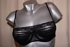 Reggiseno da balcone MARIE JO fascia trasparente Eirin 0102264 nero pizzo tulle NUOVO