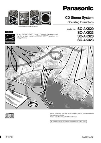 Panasonic ak320 ak323 - panasonic, sa-ak320