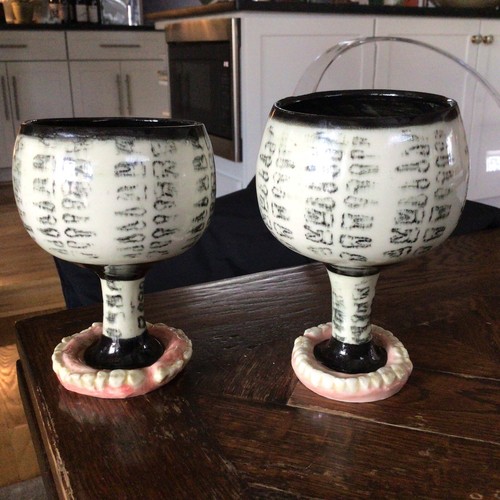 Set calici ceramica artistica - set,