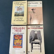 Lotto 4 libri Oscar Mondadori - Hesse - Silone - Garcia Marquez - Pirandello