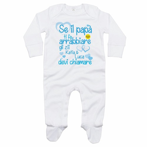 Tutina neonato personalizzata