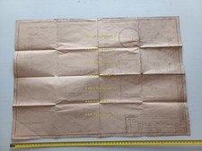 Aermacchi disegno originale assieme cilindro motore 250 1963 no poster manifesto