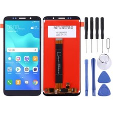 Schermo LCD OEM per Huawei Y5 Prime (2018) con digitalizzatore assemblaggio completo (nero)