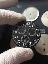 Quadrante Longines Cronografo Olimpico Ref. L2.649.4. Nero "Vintage 2008"