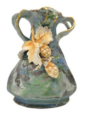 Vaso In Ceramica Stile Liberty