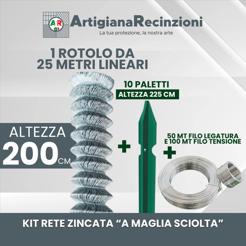 Kit rete zincata maglia - “a,