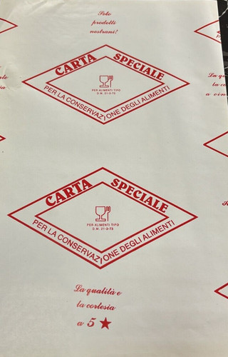 Carta politenata alimenti - politenata,