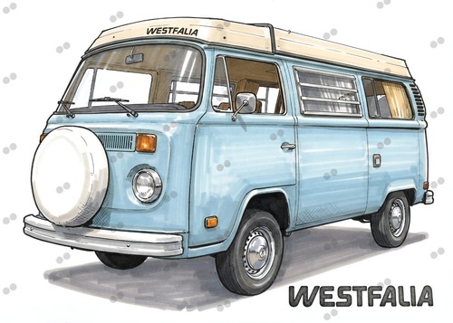Volkswagen westfalia cuadro - volkswagen,