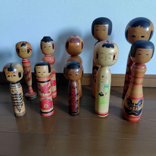 Set bambole kokeshi - set,