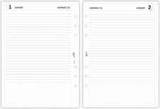 Ricambio agenda organizer - -,