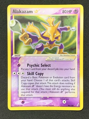 Pokemon tcg alakazam gold star - pokemon,