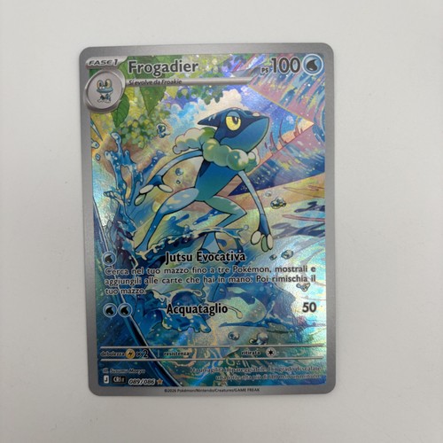 Carta pokemon frogadier - carta,