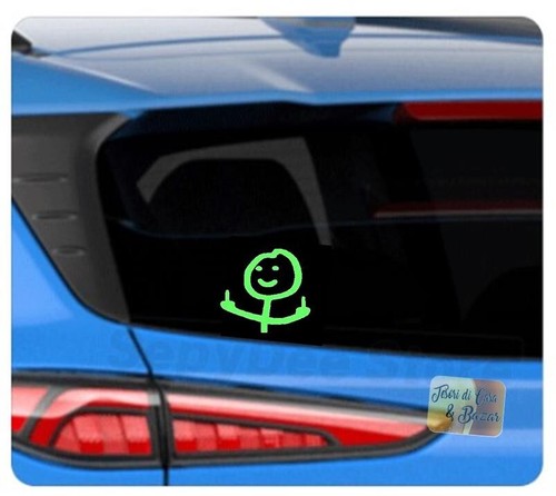 Adesivo auto moto bimbo dito - auto,