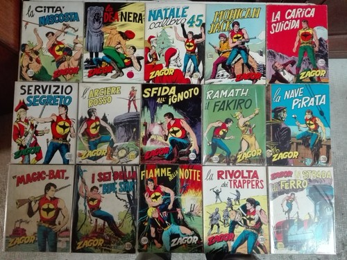 Lotto blocco fumetti zagor - lotto,