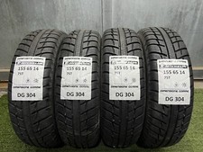 4 GOMME MICHELIN 155 65 14 75T M+S ALPIN INVERNALI USATE mm 7,3-8,6 100% DOT2810