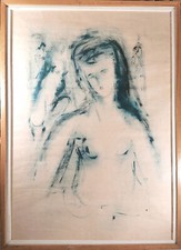 LUIGI ROCCATI (Chieri (TO) 1906 - 1967) - Figura femminile, 1955