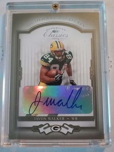 Javon walker 2004 donruss - walker,