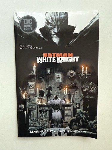 Batman white knight black - white,